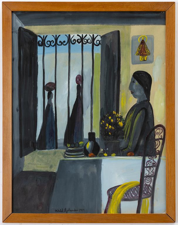 Waldemar Sjölander, 'Interior from Oaxaca.'.