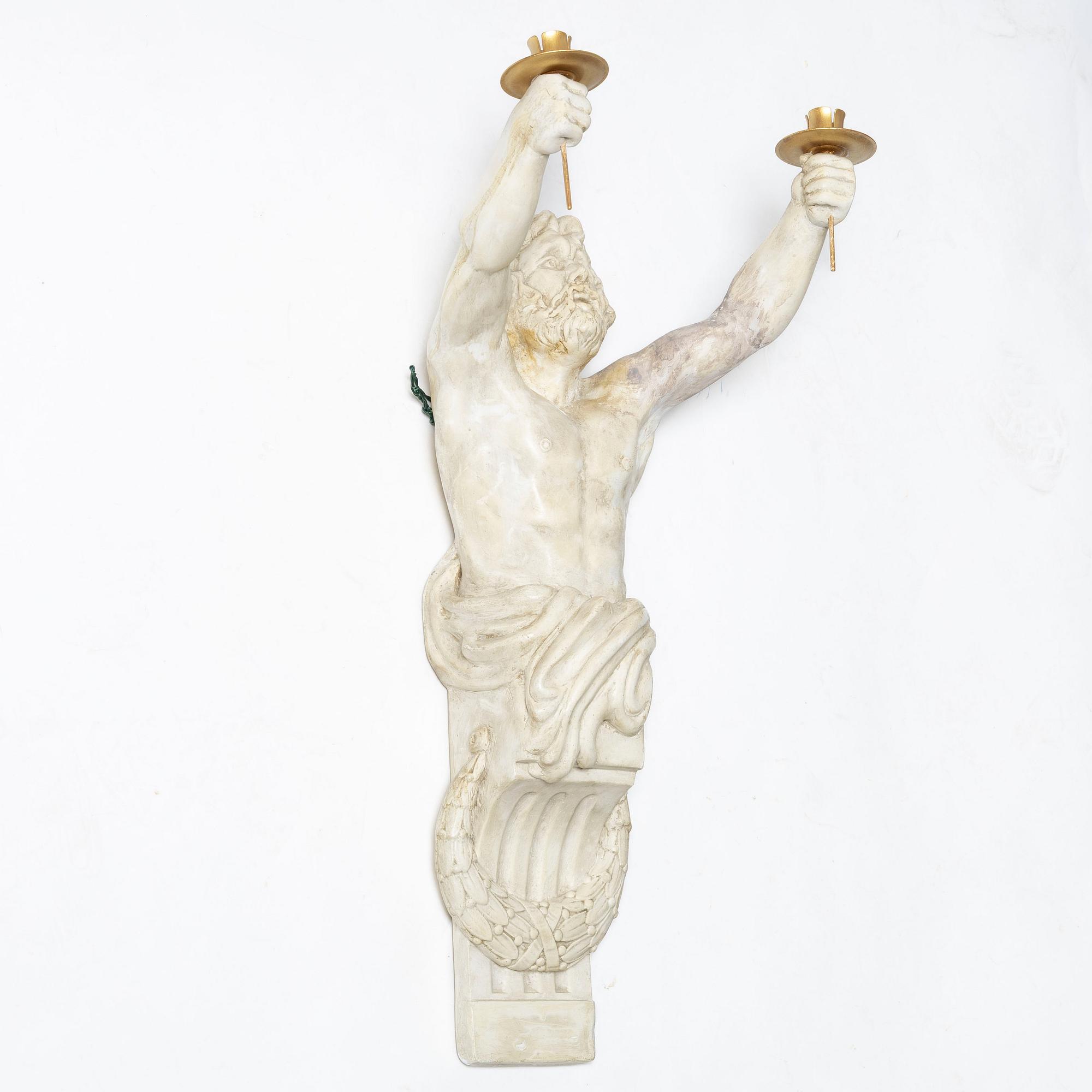 Wall candle holder, 20th century.