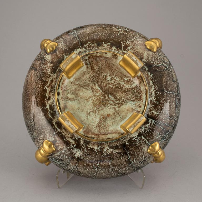 SKÅL, flintgods, Josef Ekberg Gustavsberg, 1920/30-tal.