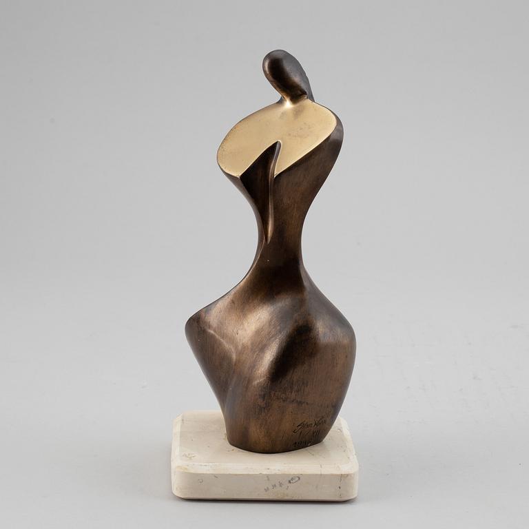 STAN WYS, sculpture. Bronze, signed, numbered 1/XII and dated 1996.