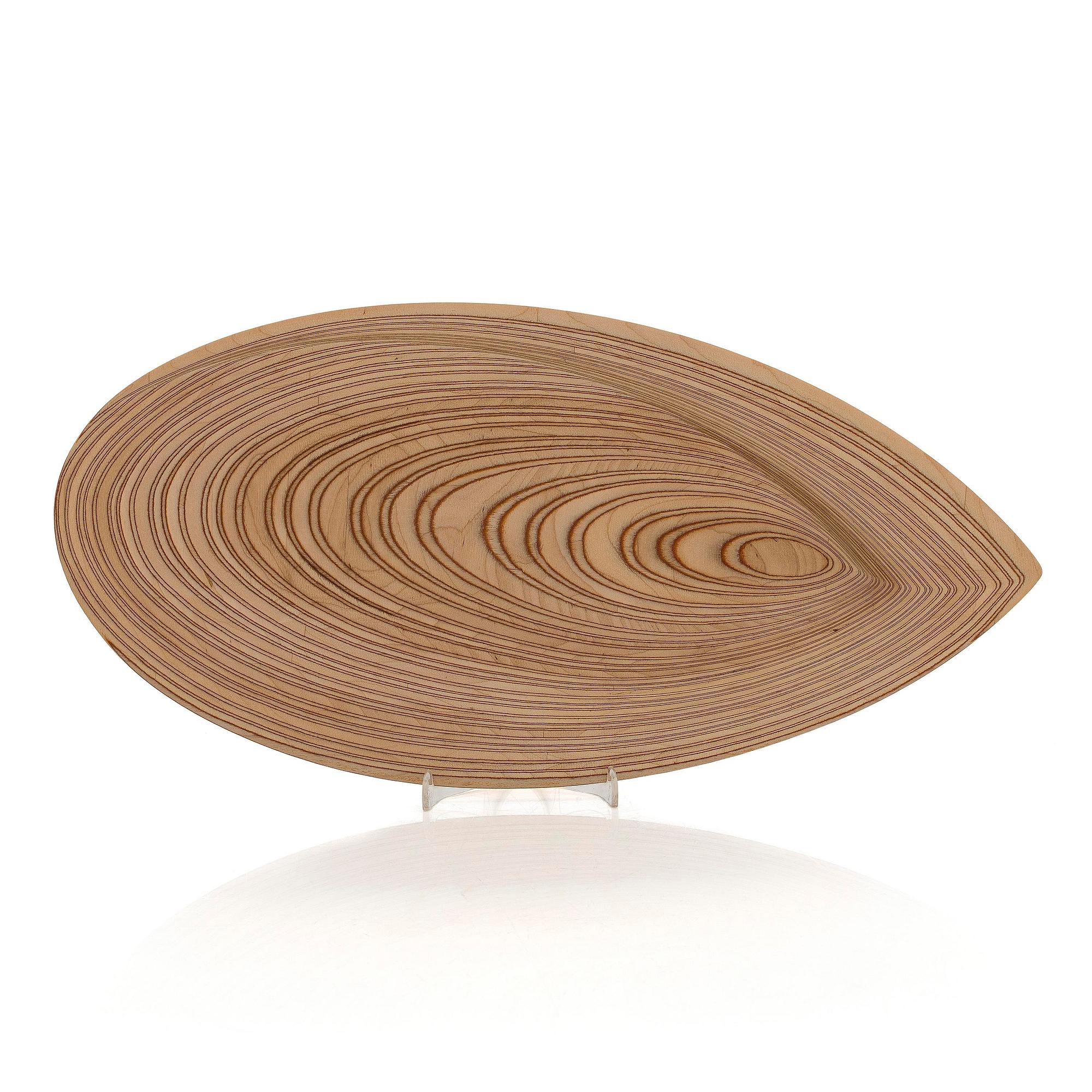Tapio Wirkkala, A plywood dish, unsigned.