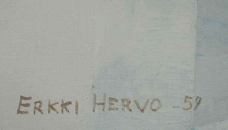 ERKKI HERVO (FINLAND), olja på duk, sign. och dat. -59.