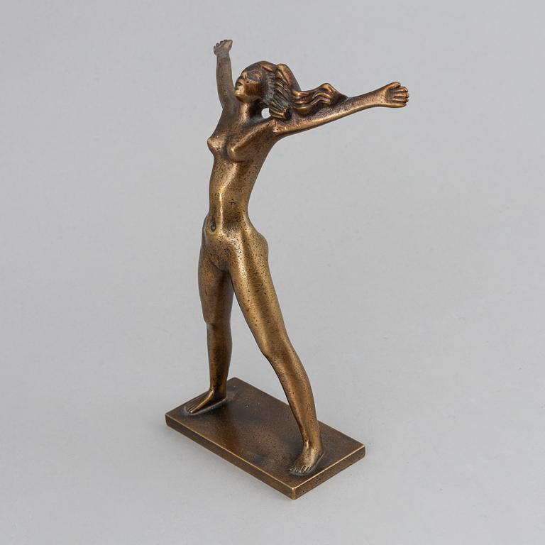 Stig Blomberg, sculpture, bronze, signed.