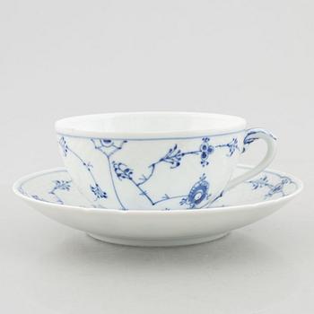 A 30-piece porcelain "Blue fluted" coffee service, Bing & Grøndahl, Denmark.