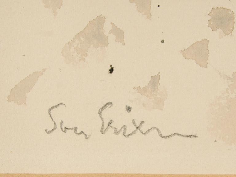 SVEN X:ET ERIXSON, blandteknik, sign.