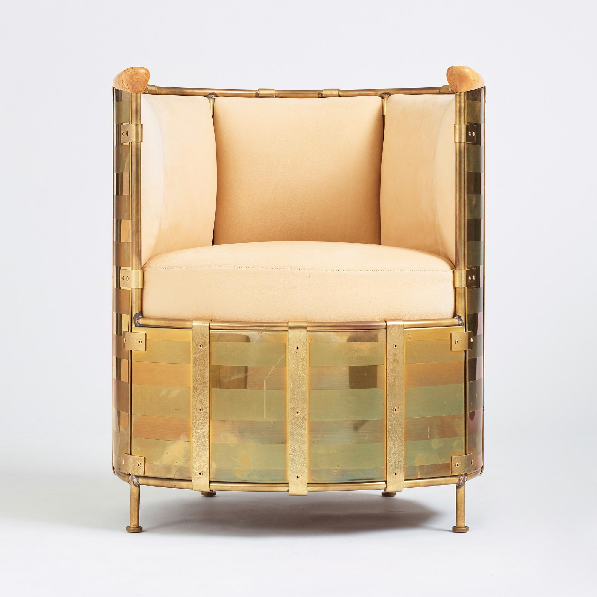 Mats Theselius, an 'El Dorado' easy chair, ed. 7/360, Källemo Sweden post 2002.