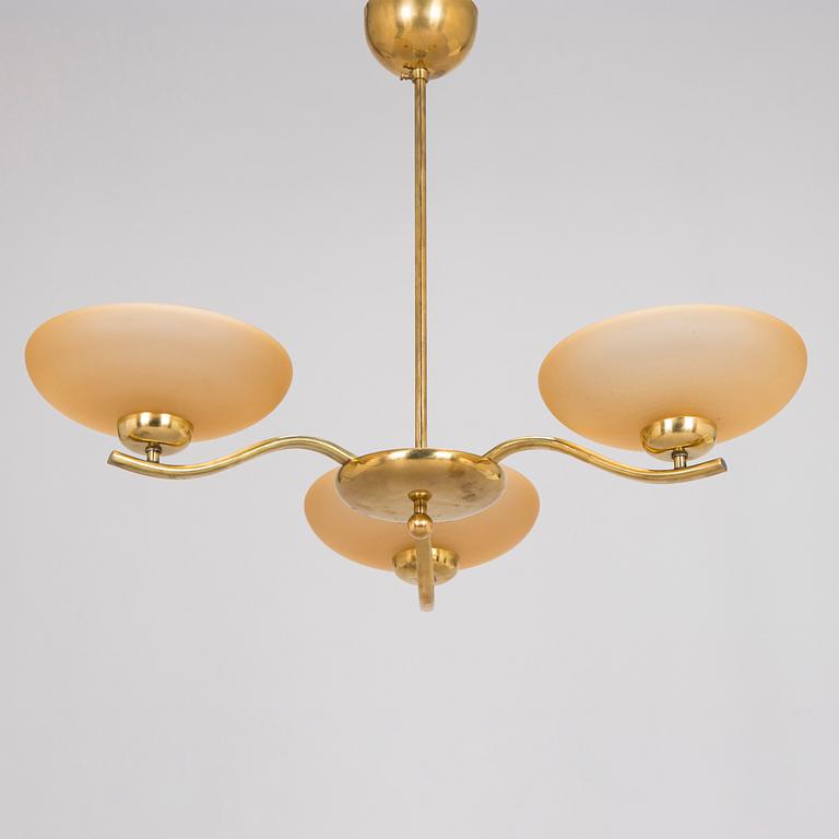 Paavo Tynell, taklampa modell 1445/3 Taito, 1930-tal.