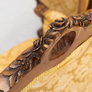 A pair of Louis XVI-style armchairs, around 1900.