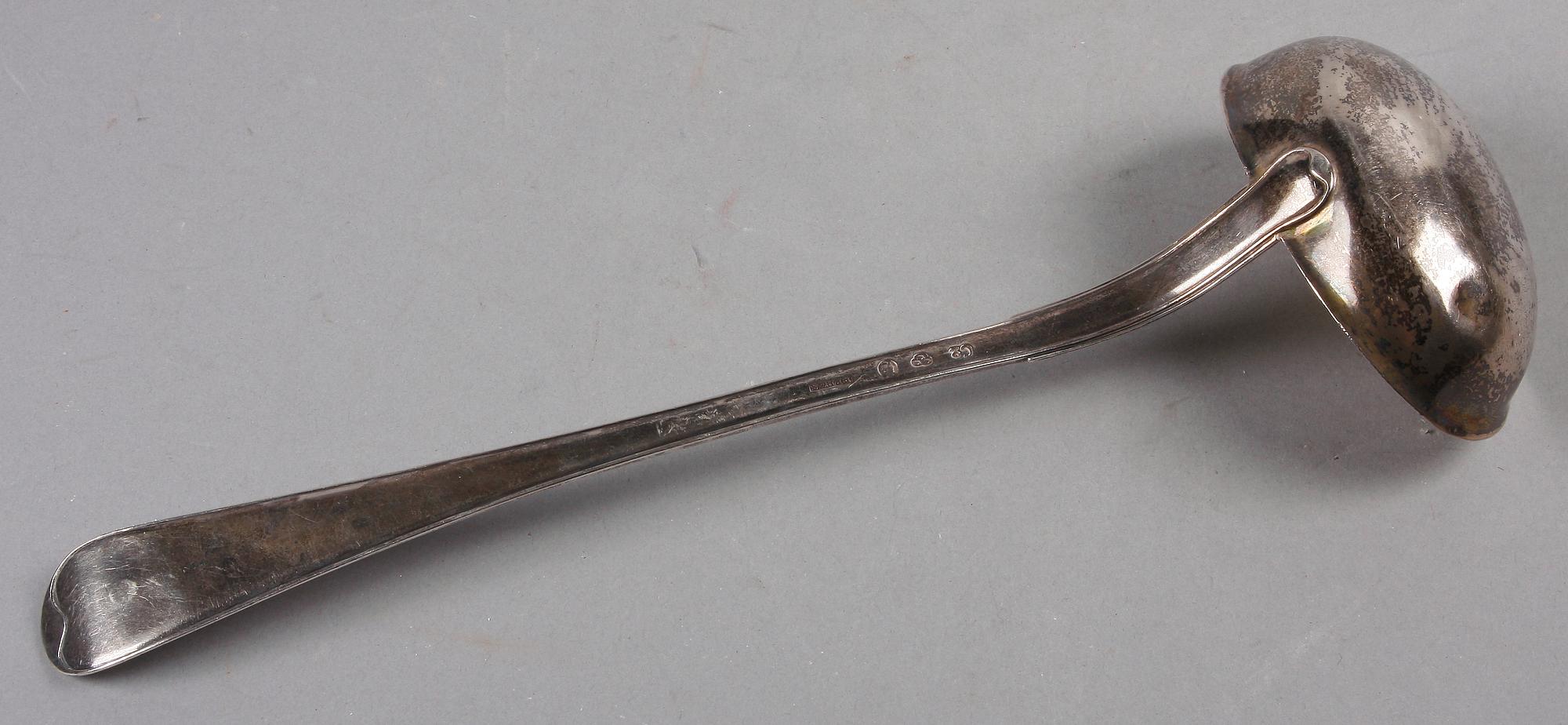 SOPPSLEV, silver, Julius Marianus Bergs Stockholm 1785.