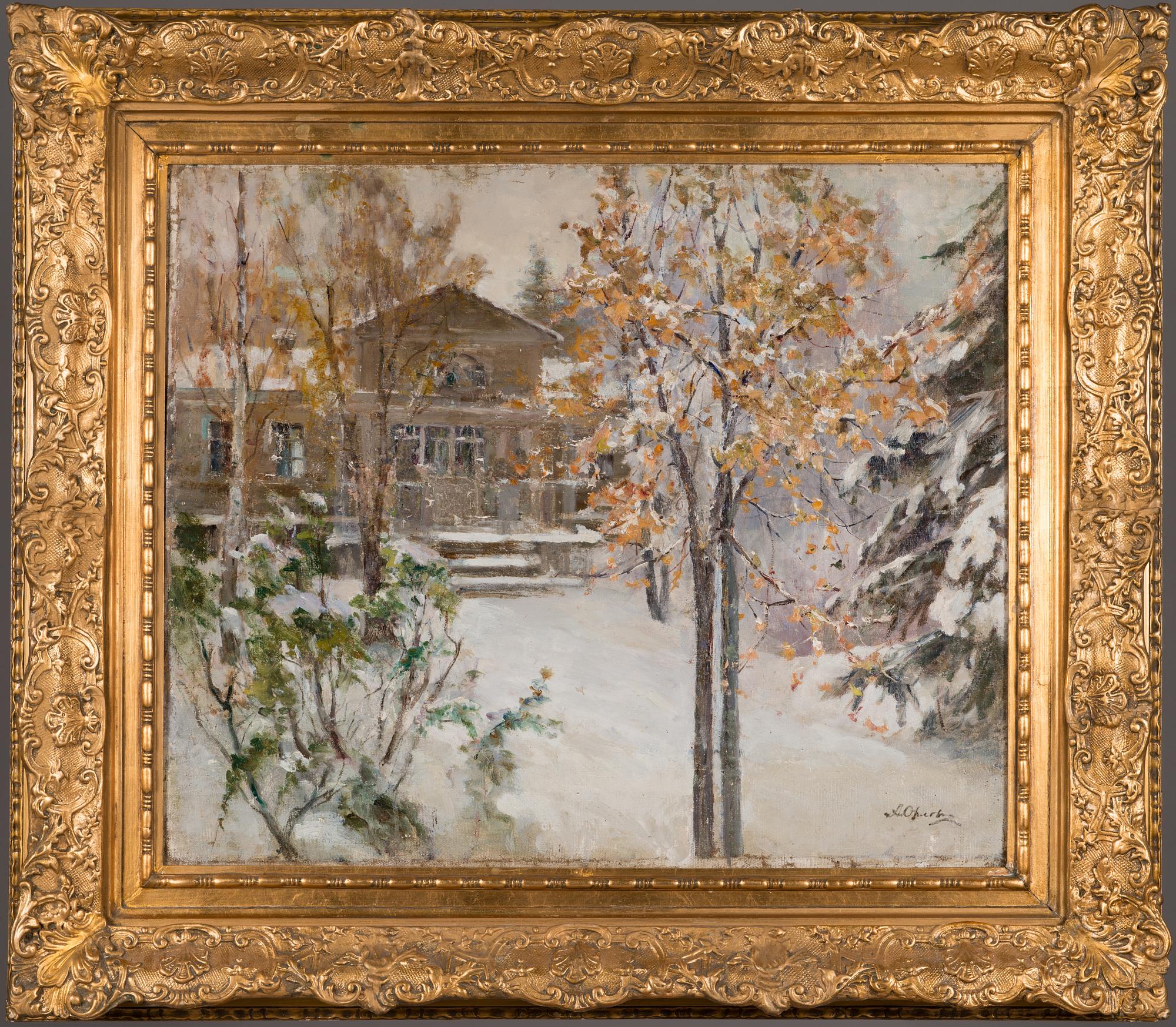 Alexandr Grigoriev Orlov, oil on canvas, signed.