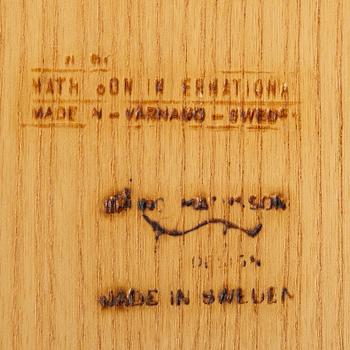 Bruno Mathsson, a rolling table, Mathsson International, Värnamo.