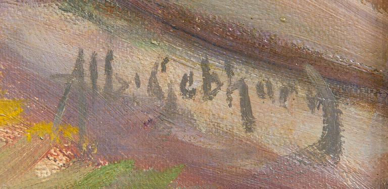 Albert Gebhard, The Farm Behind the Fence.