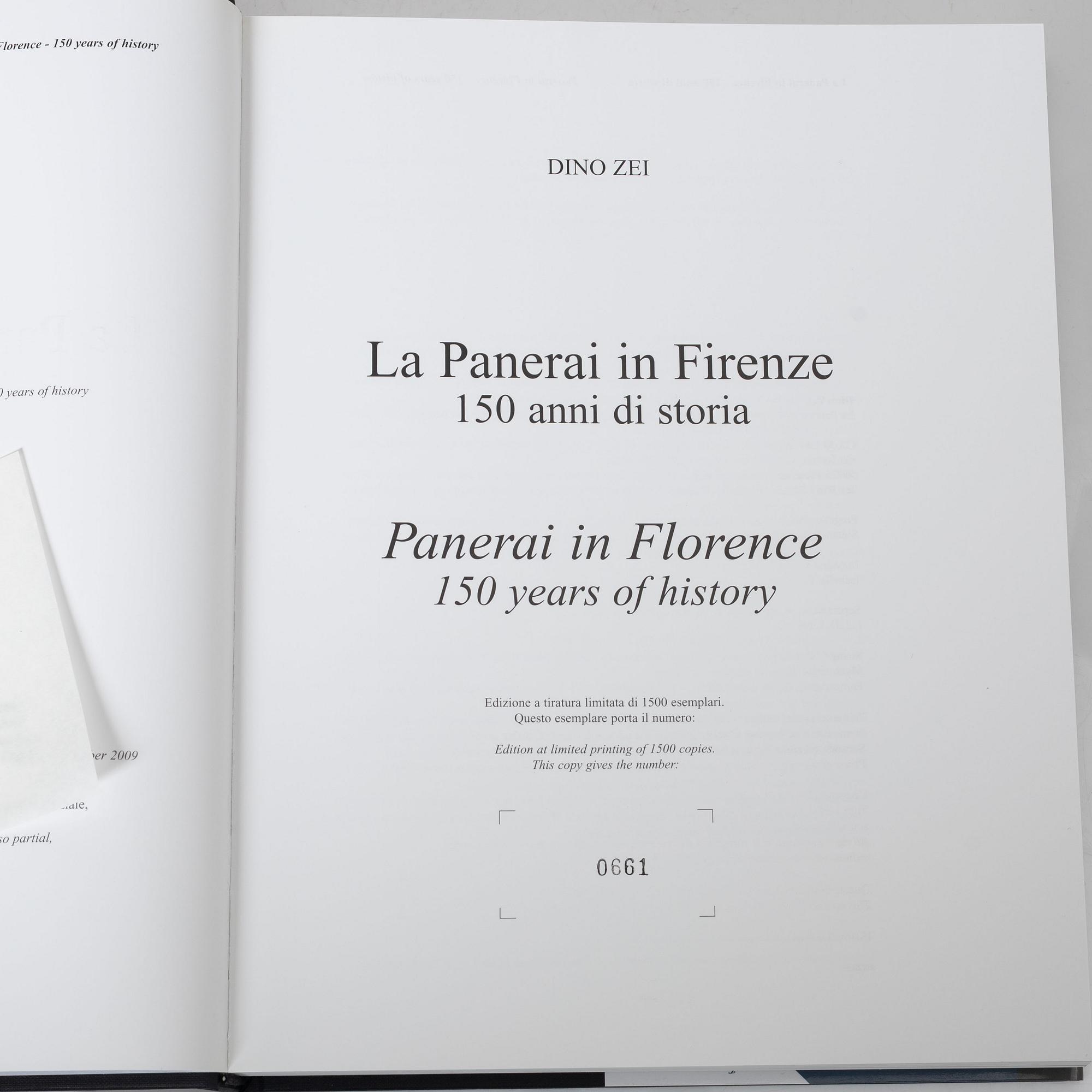 Panerai in Florence, Dino Zei, Panerai Watches from 1936 to 1997, Mario Paci.