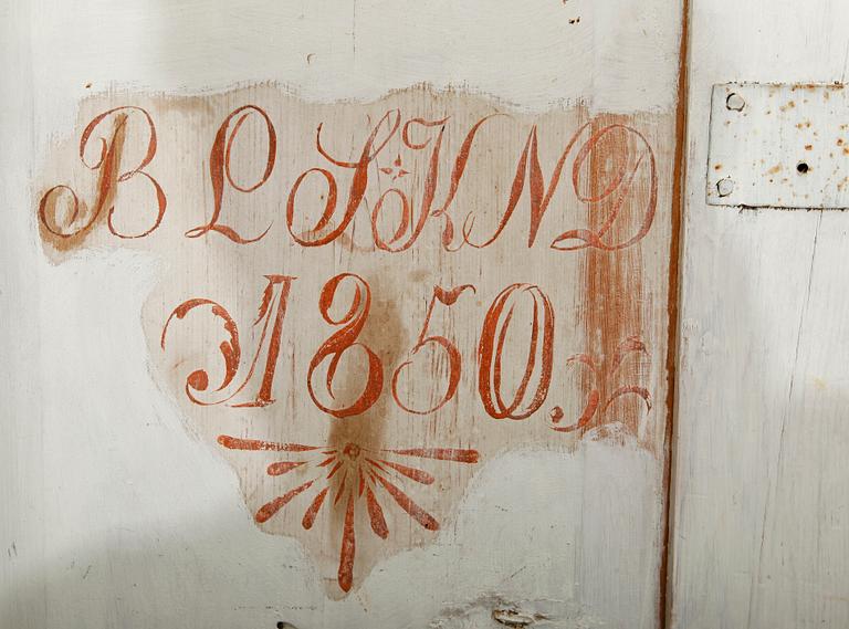 SKÅP, allmoge, 1800-talets mitt.