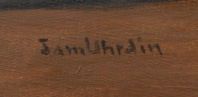 Sam Uhrdin, oil on canvas, signed. dated 1953 verso.
