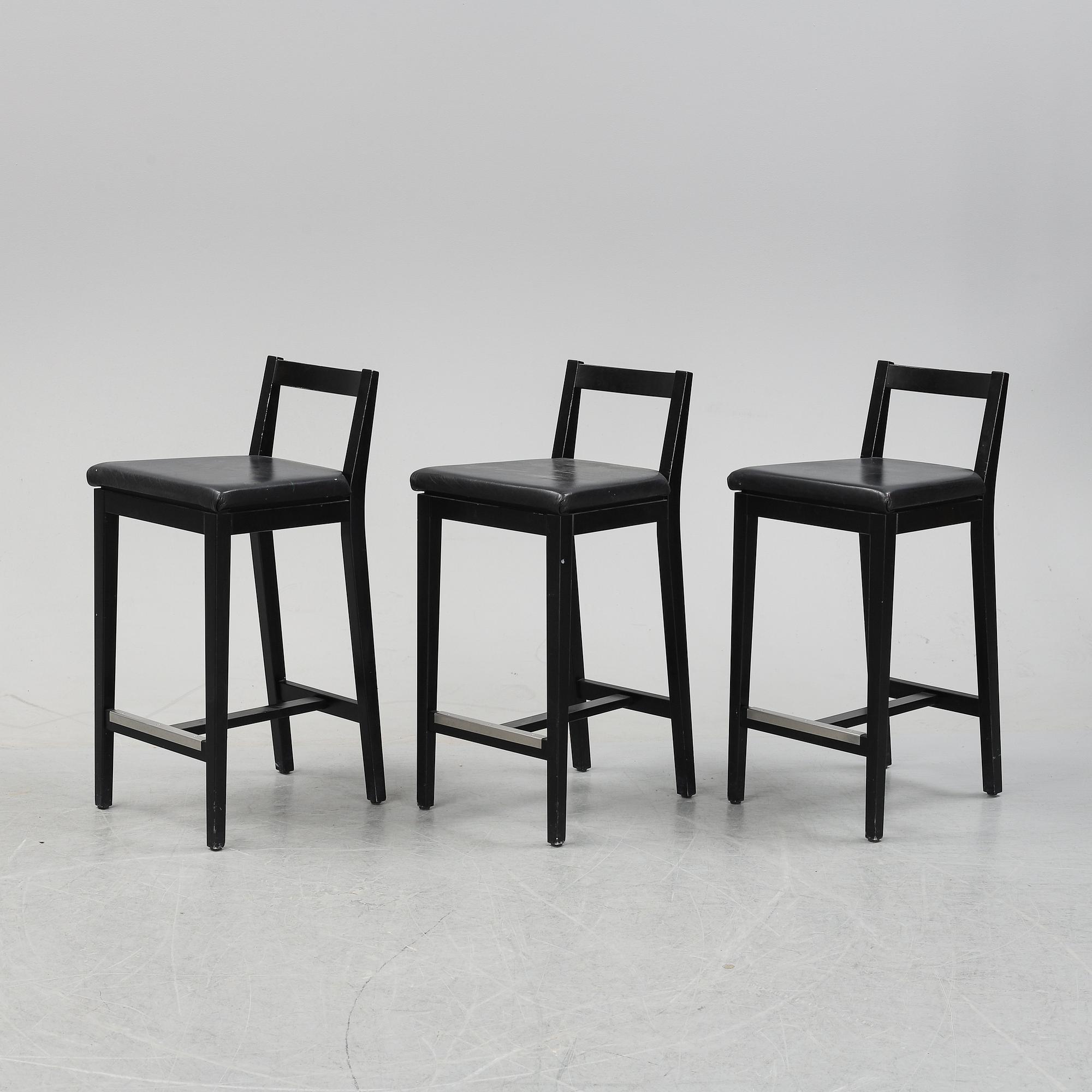 Marit Stigsdotter, barstolar. 3 stycken, Allegro, Stolab.