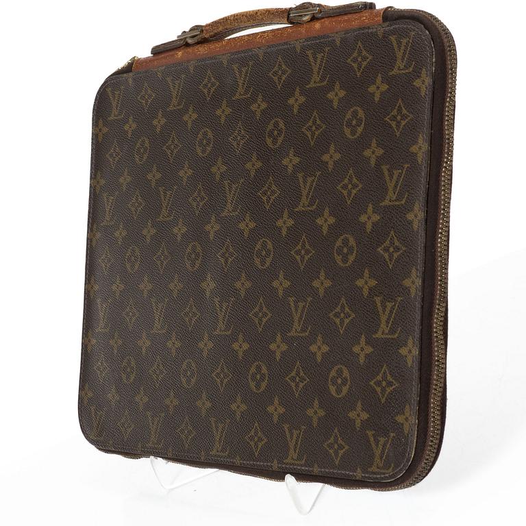 Louis Vuitton, a document holder and a note pad holder, 1985-87.
