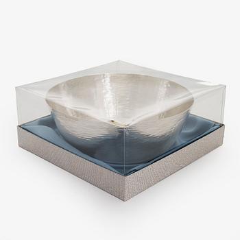 Tapio Wirkkala, skål, silver, TW 243, Kultakeskus, Tavastehus 1978.