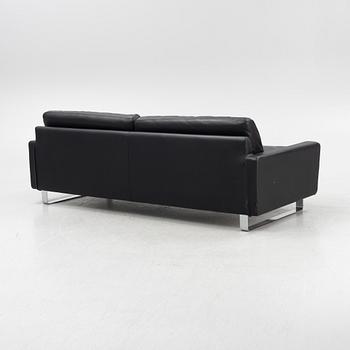 A leather upholstered sofa, Dux, 21st Century.
