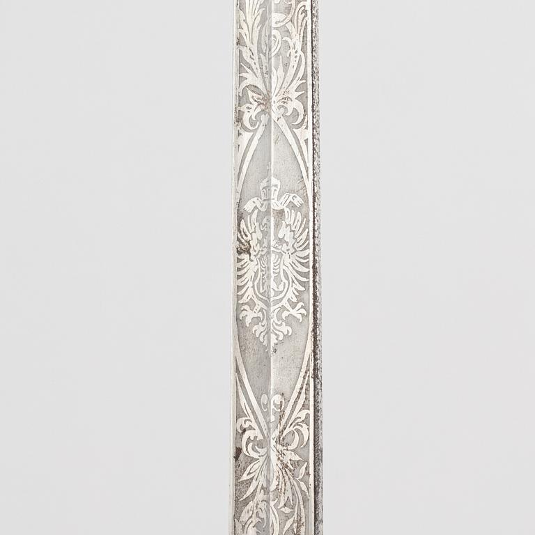 Sword, Serbian, for an officer, from around the year 1900,.