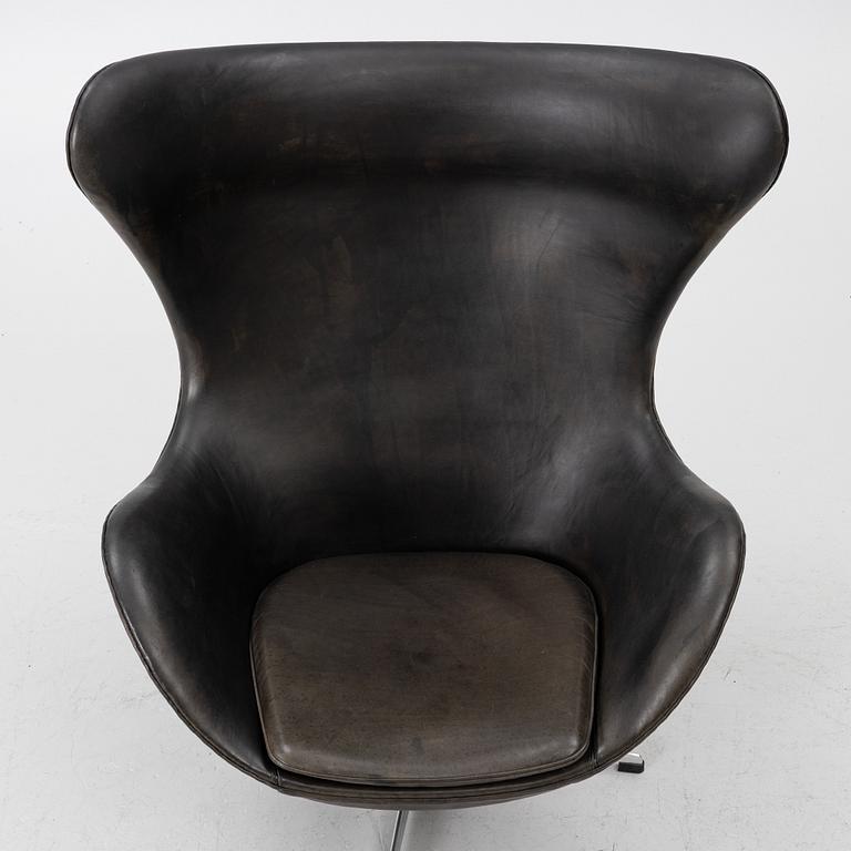Arne Jacobsen, fåtölj, "Ägget", Fritz Hansen, Danmark, 1960-tal.
