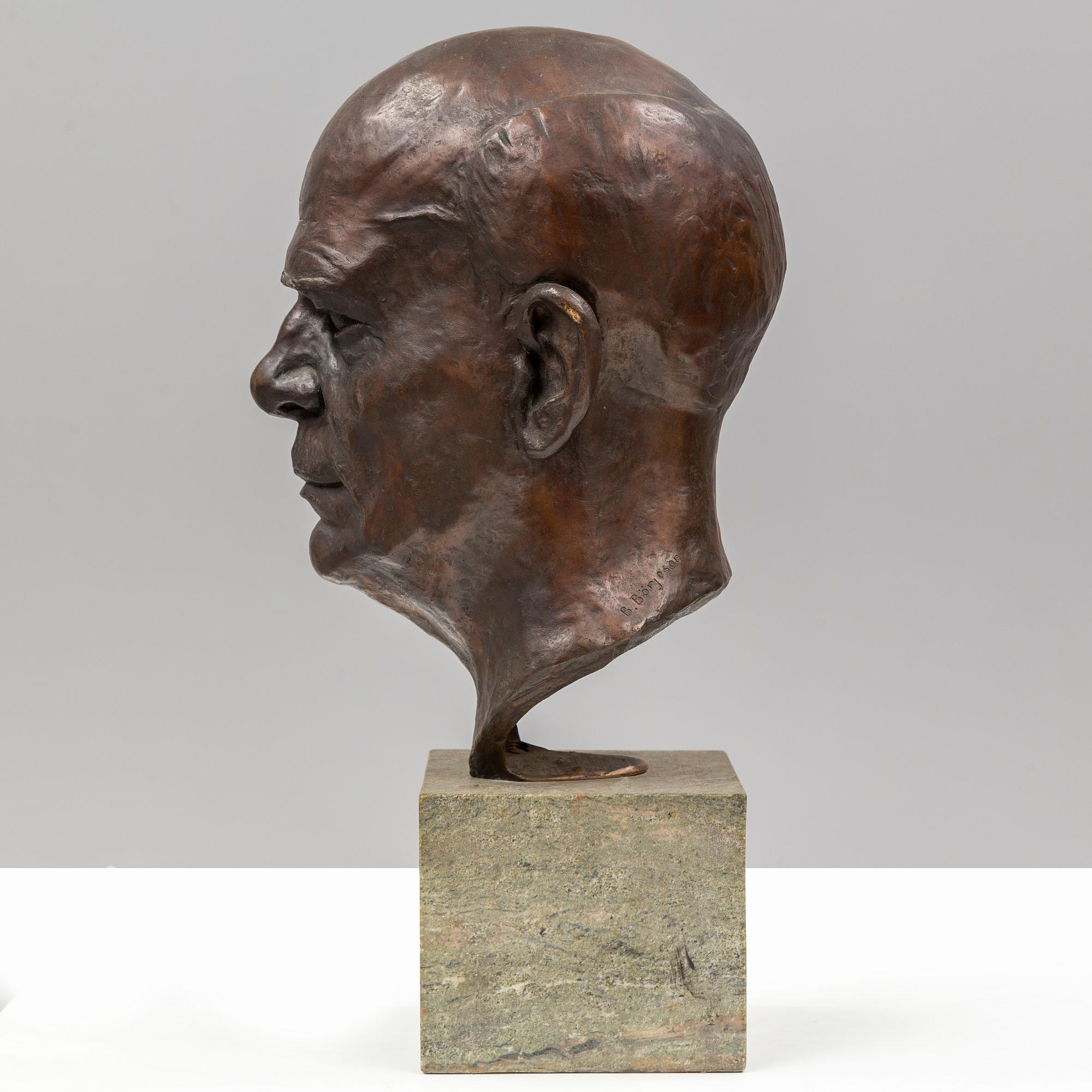 BÖRJE BÖRJESON, sculpture, bronze, signed.
