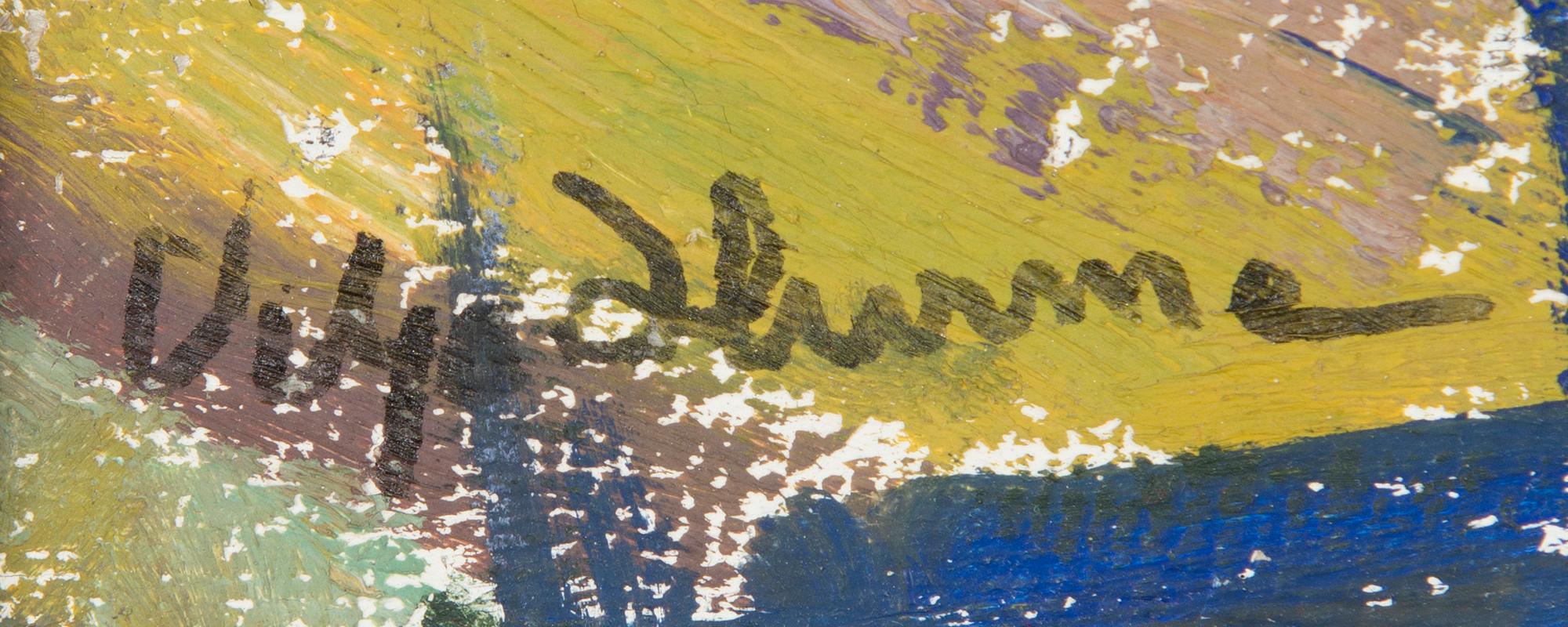 Viljo Hurme, Autumn Landscape.