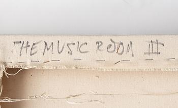 Ben Schonzeit, "Music Room: Blackboard Diptych".