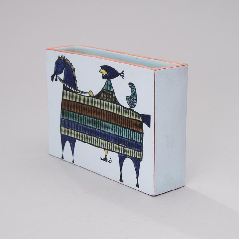 a ceramic vase of the 'Karneval'-series, signed, Gustavsbergs studio, Sweden 1950s-1960s.