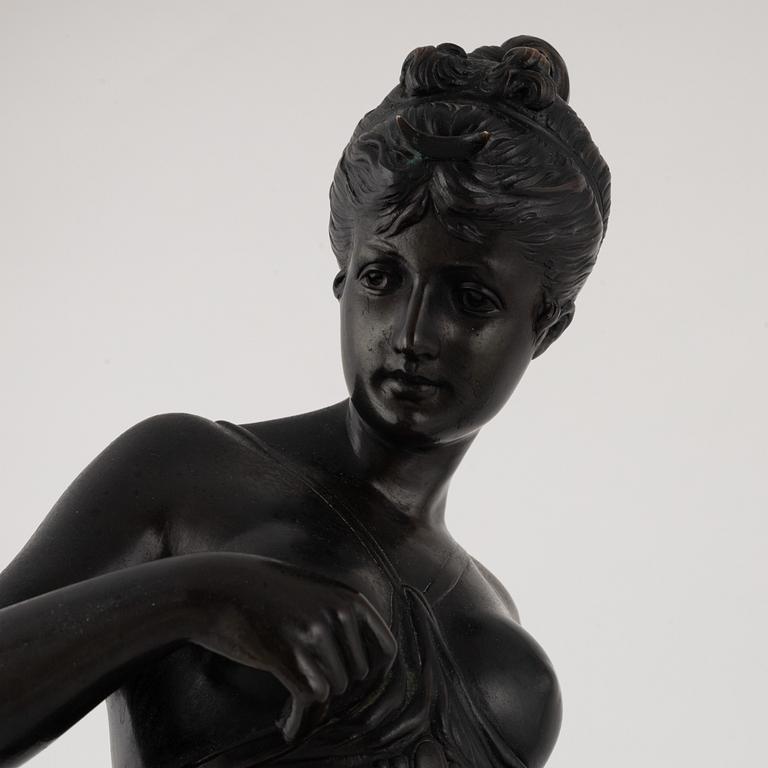 Alois Mayer, gudinnan Diana med en jakthund.