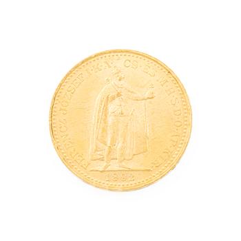 Gold coin, Hungary, 20 Korona, 1892.