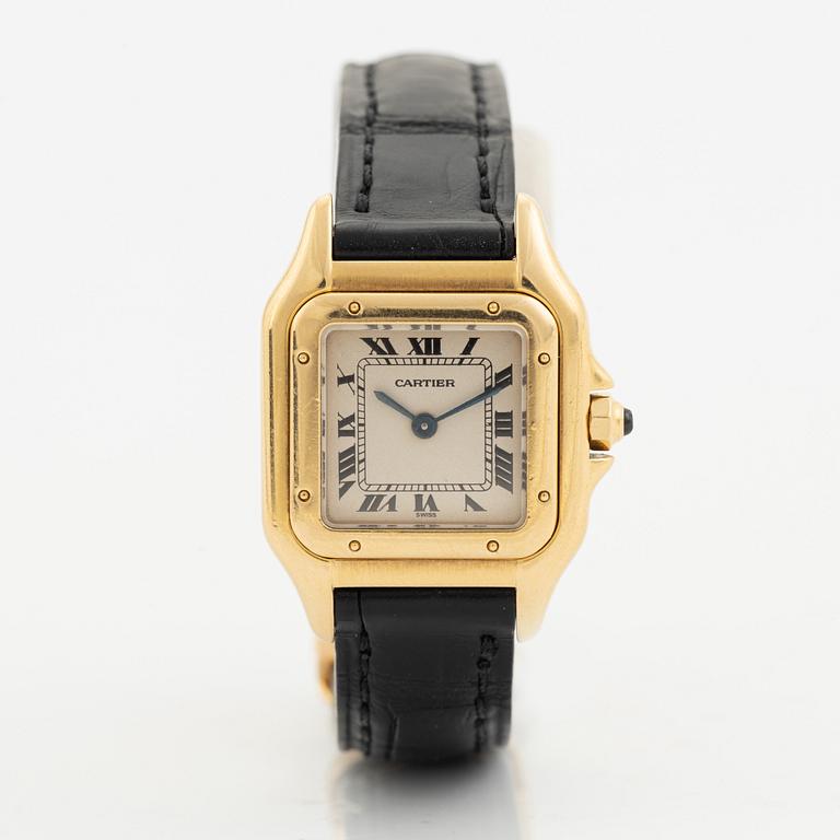 Cartier, Panthère, wristwatch, 21,5 x 21,5 (30) mm.