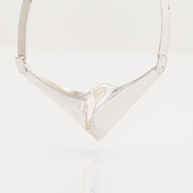 Björn Weckström, collier, "Hesperia", sterlingsilver, Lapponia 1989.