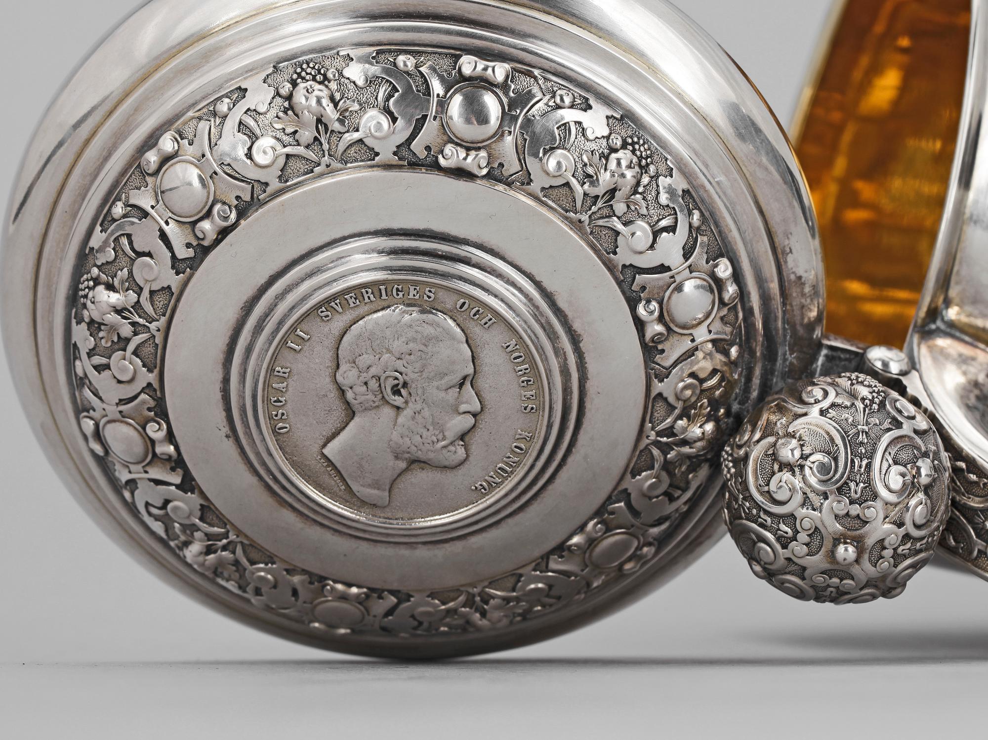 STOP, silver, barockstil, 1897. Ca 505g.