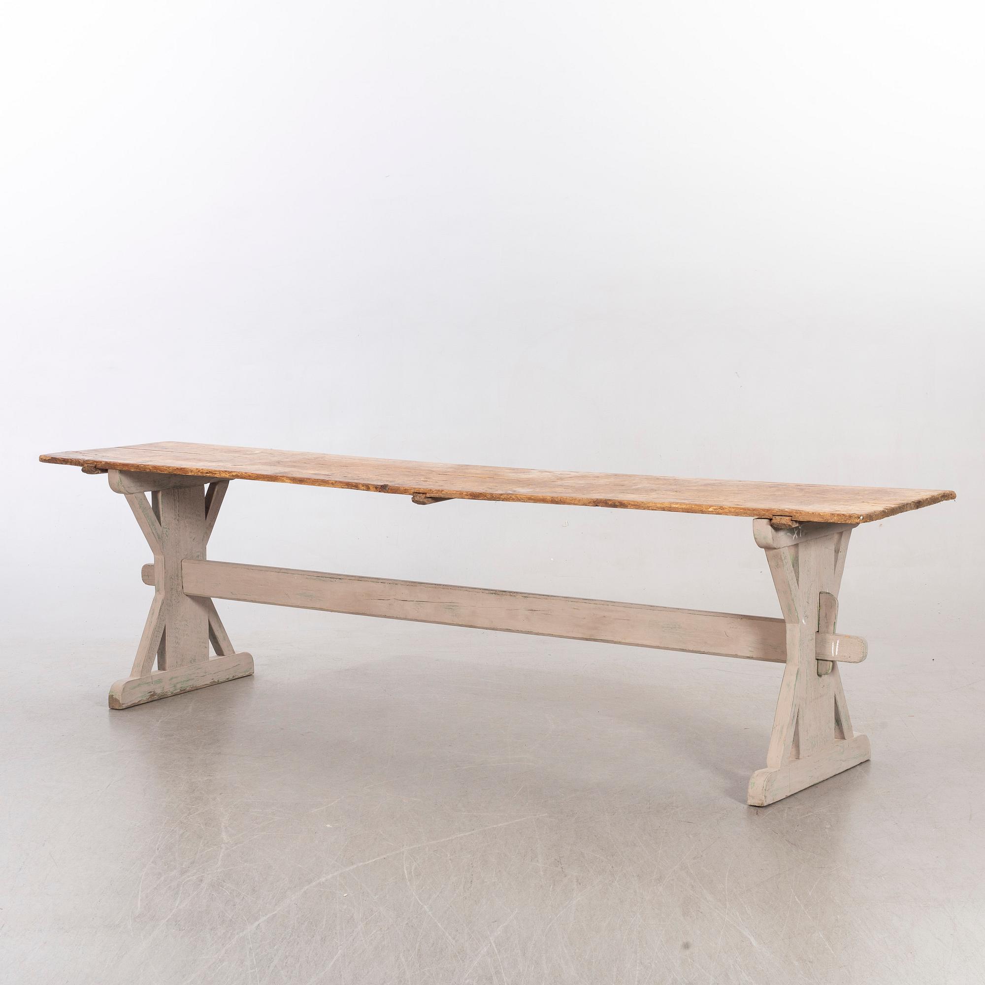 LÅNGBORD, allmogestil, modern tillverkning.