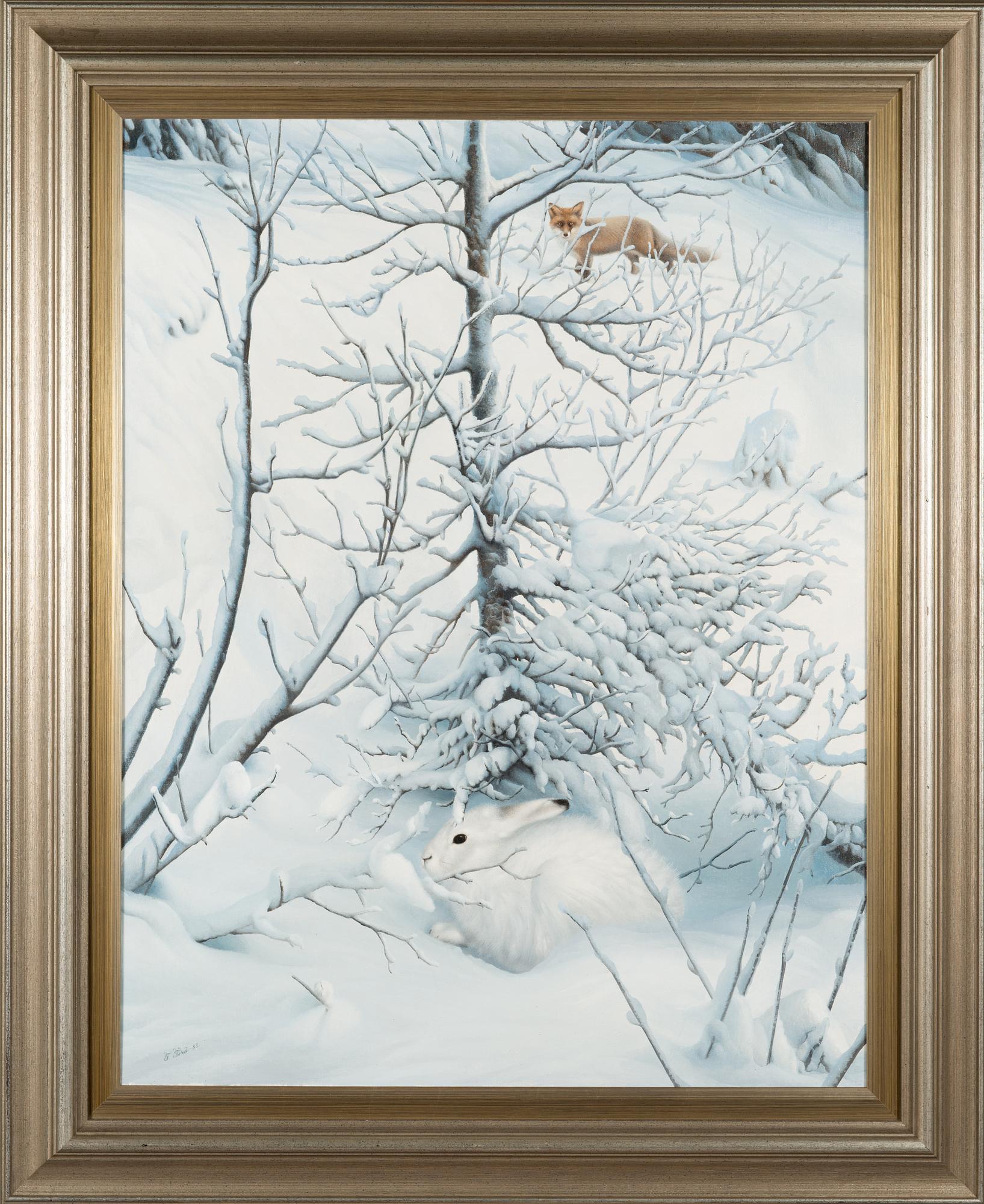 Teppo Terä, oil on canvas, signed and dated -85.