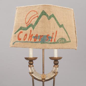 GOLVLAMPA, art decostil, Frankrike/Belgien 1900-talets mitt.