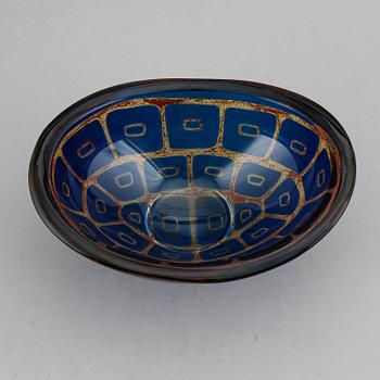 Sven Palmqvist, a Ravenna glass bowl, Orrefors, Sweden 1966.