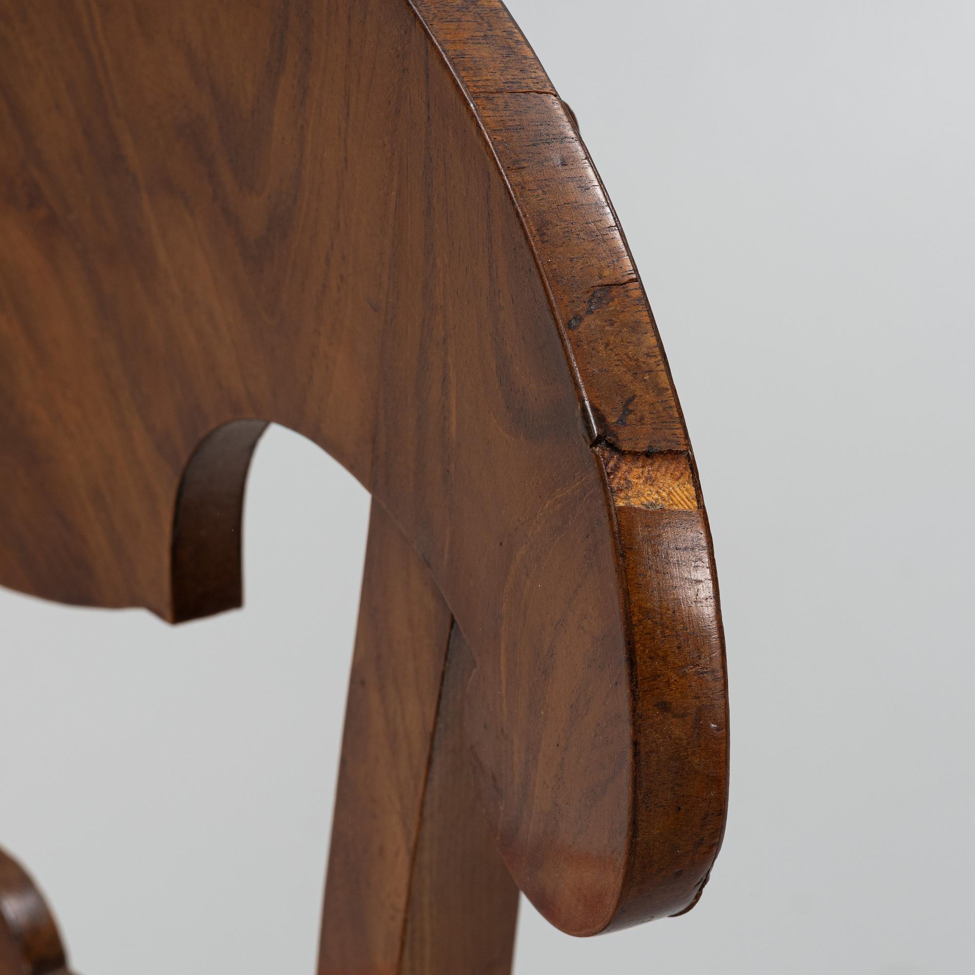 Stolar, 8 st, Karl Johan, 1800-talets andra hälft.