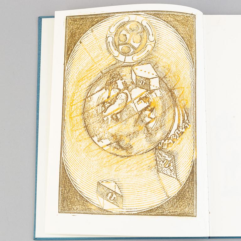 BOOK, with lithographs in colour by Max Ernst. 
"Lewis Carrol´s Wunderhorn". 1970.