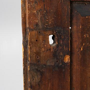 A pine cabinet, second half of the 18th Century.