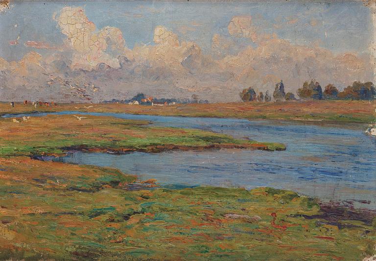 Charlotte Wahlström, "Flommen", study from Falsterbo.