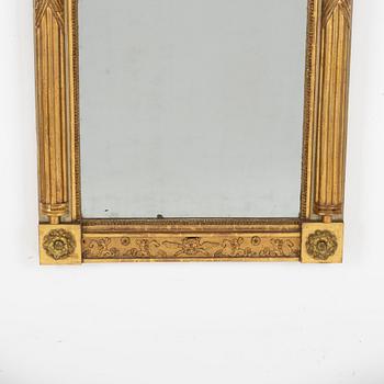 Mirror, late Gustavian, circa 1800.