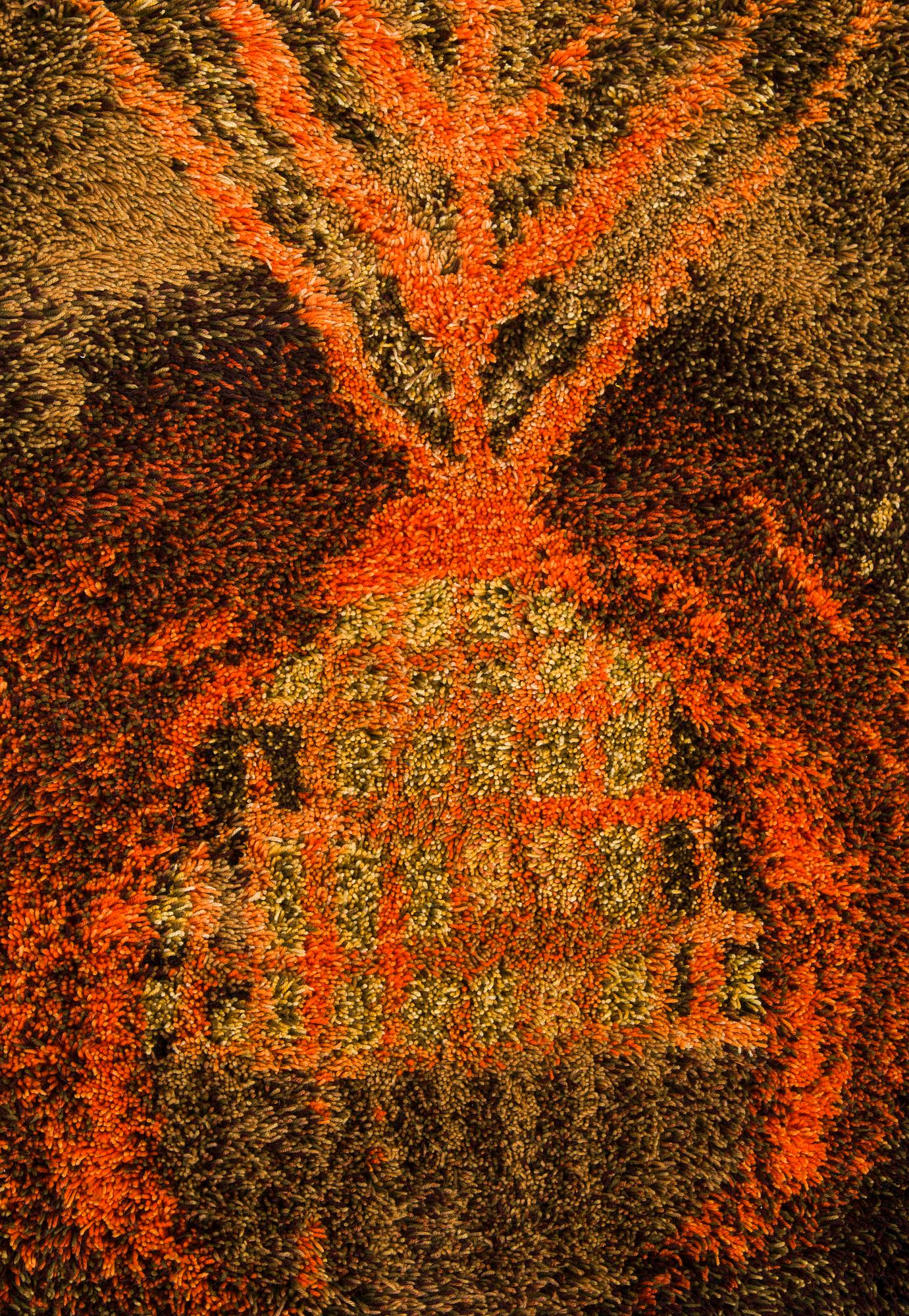 Terttu Tomero, ryijy, malli Neovius. Noin 160 x 110 cm.