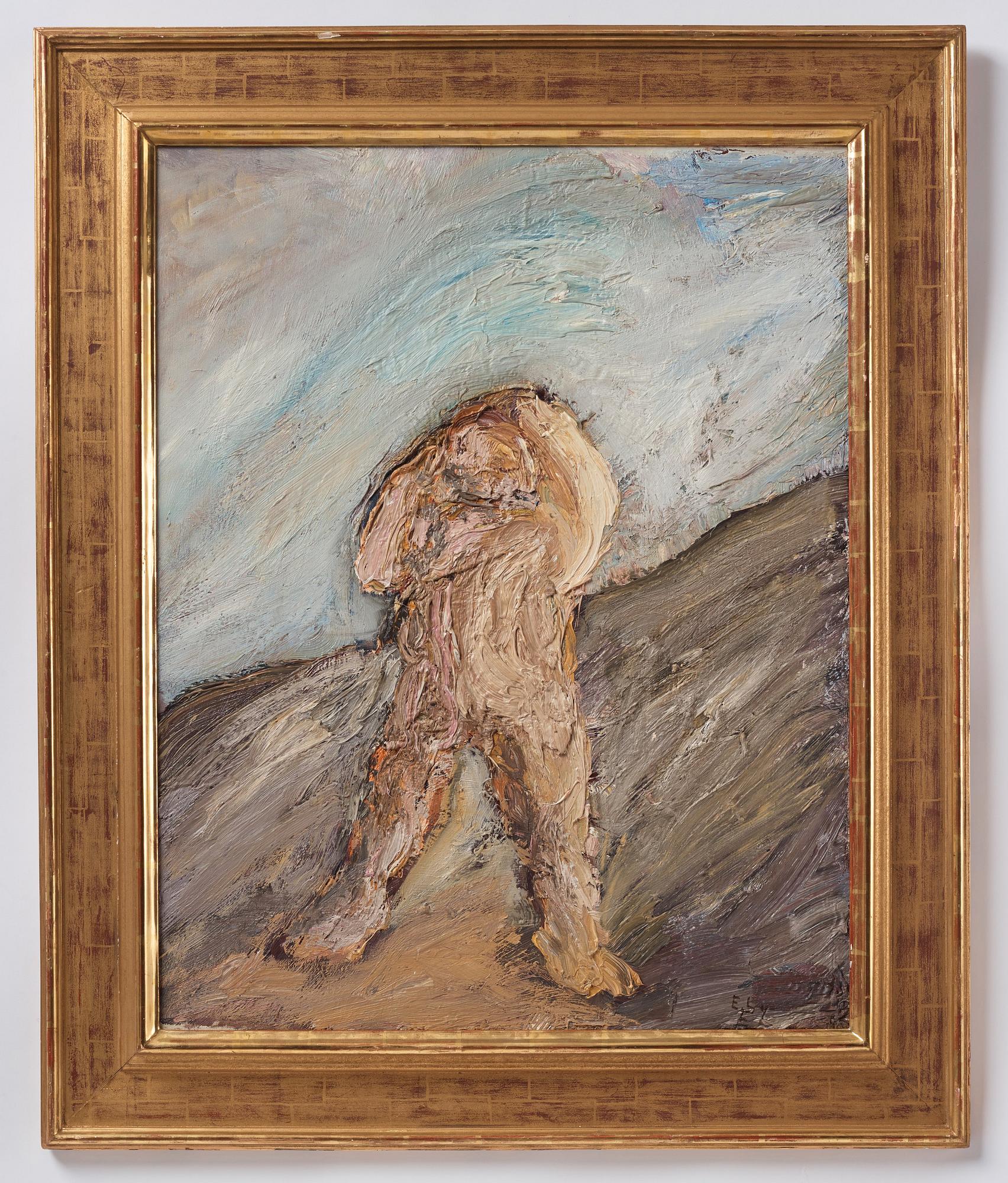 Evert Lundquist, Figure in landscape.