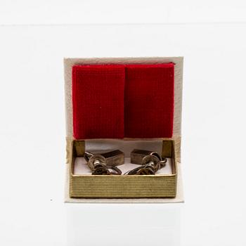 Wiwen Nilsson, a pair of silver earrings, Lund 1960.