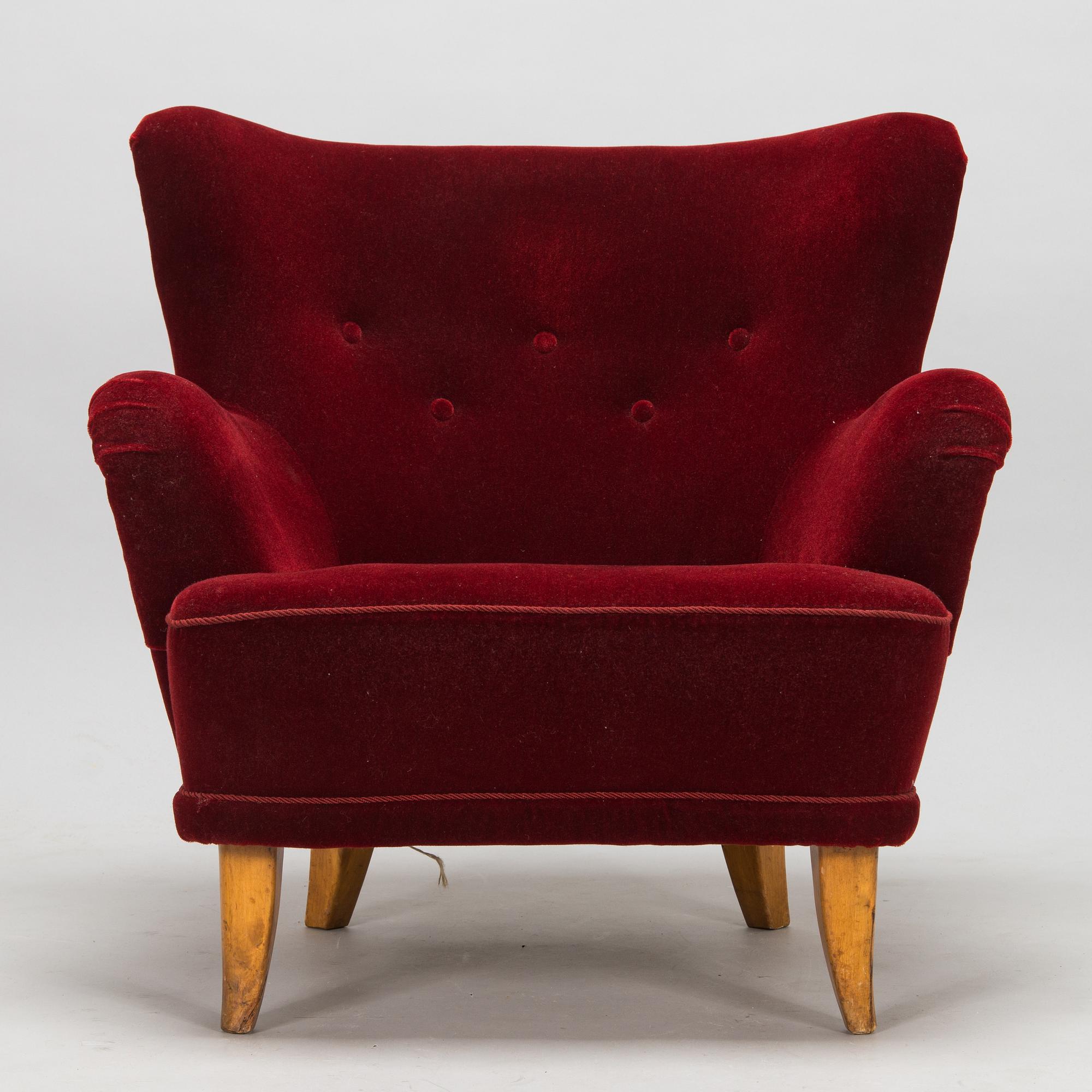 Ilmari Lappalainen, fåtölj, "Laila", Asko, Finland  1950-tal.