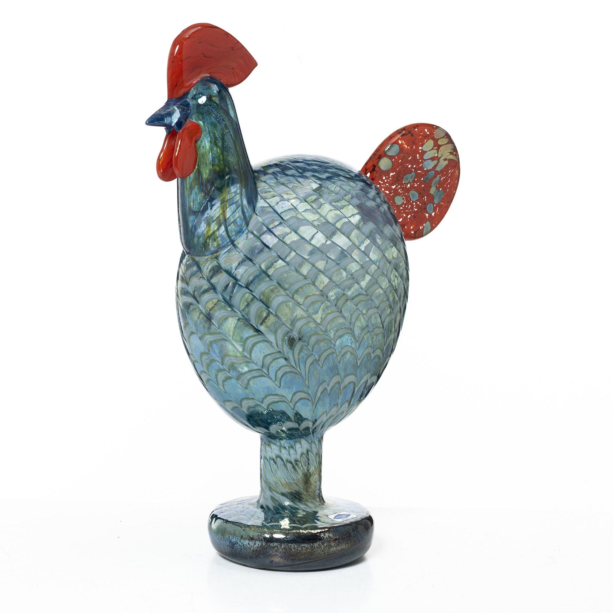 Oiva Toikka, skulptur, glas, Nuutajärvi, Notsjö, Finland.