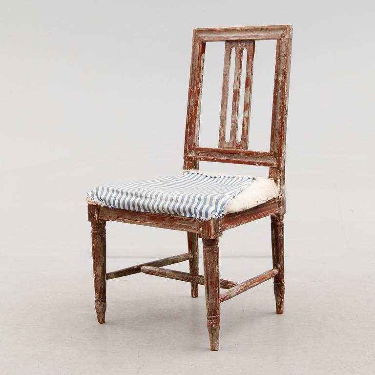 STOL, gustaviansk, 1700-talets andra hälft.