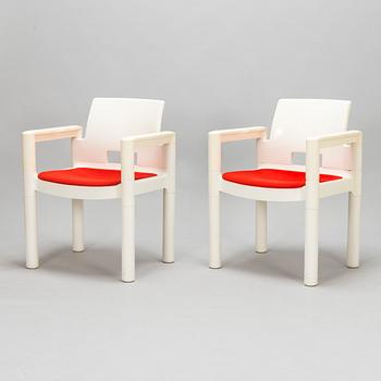 Eero Aarnio, a pair of 1970s chairs for UPO Furniture, Nastola, Finland.